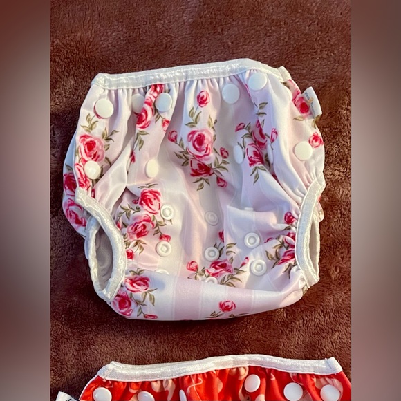 TWO FOR ONE Reusable Infant-Toddler Swim Diapers - Picture 3 of 8